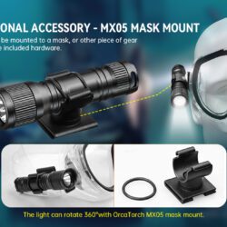 Orca Torch D560 mini duiklamp nu AKTIE met gratis MX05 mask mount - Afbeelding 8