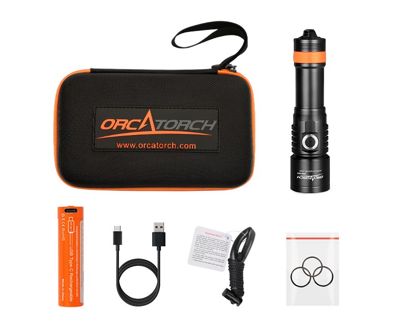 Orca Torch D530 oplaadbare duiklamp - Afbeelding 6
