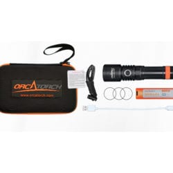 Orca Torch D710 oplaadbare duiklamp 3000lm nu AKTIE met gratis 2e accu - Afbeelding 5
