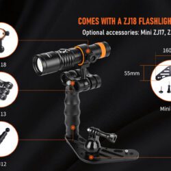 Orcatorch D710V foto video duiklamp - Afbeelding 5