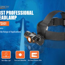 Orca Torch TD01 duik hoofdlamp - Afbeelding 2