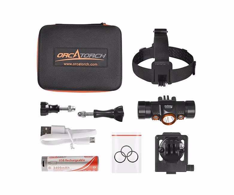 Orca Torch TD01 duik hoofdlamp - Afbeelding 5