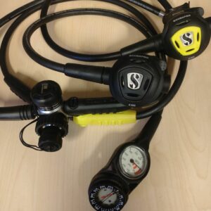Automatenset Gebruikt Scubapro MK17 din met 2 of 3 voudige console