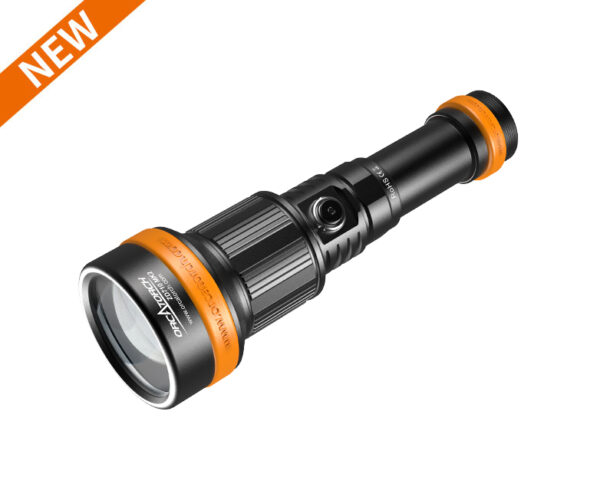 Orcatorch ZD710MK2 zoomable duiklamp met oplaadbare accu