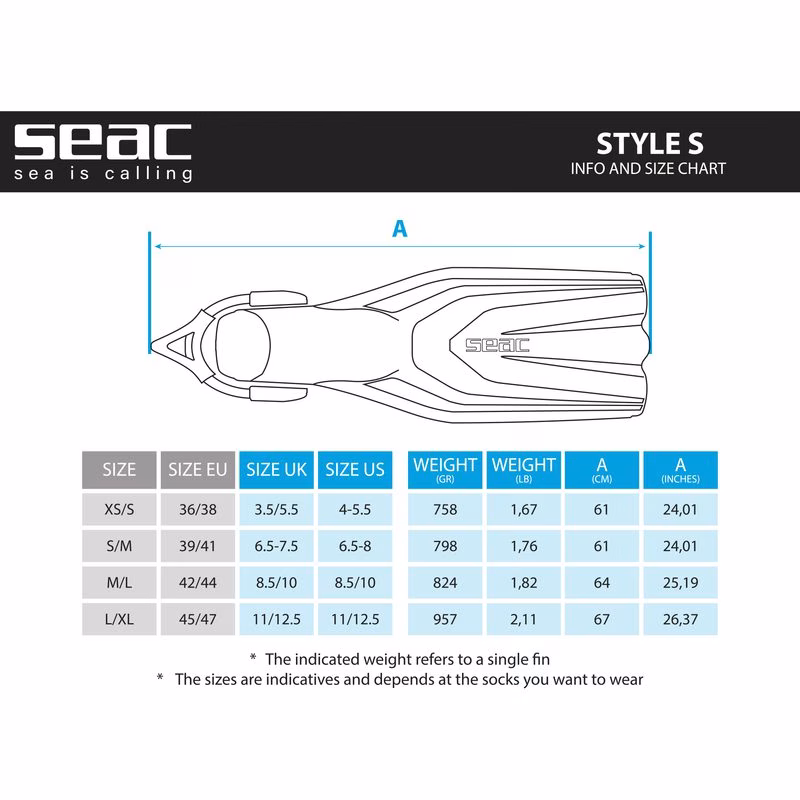 Seac Vinnen Style met Sling strap - Afbeelding 2