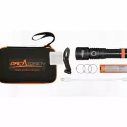 Orca Torch D710 oplaadbare duiklamp 3000lm nu AKTIE met gratis 2e accu - Afbeelding 5